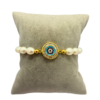Kristal Nazar Charm İnci Bileklik