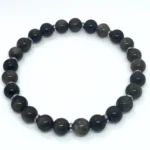 Silver Obsidyen Doğal Taş Bileklik