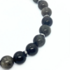 Silver Obsidyen Doğal Taş Bileklik